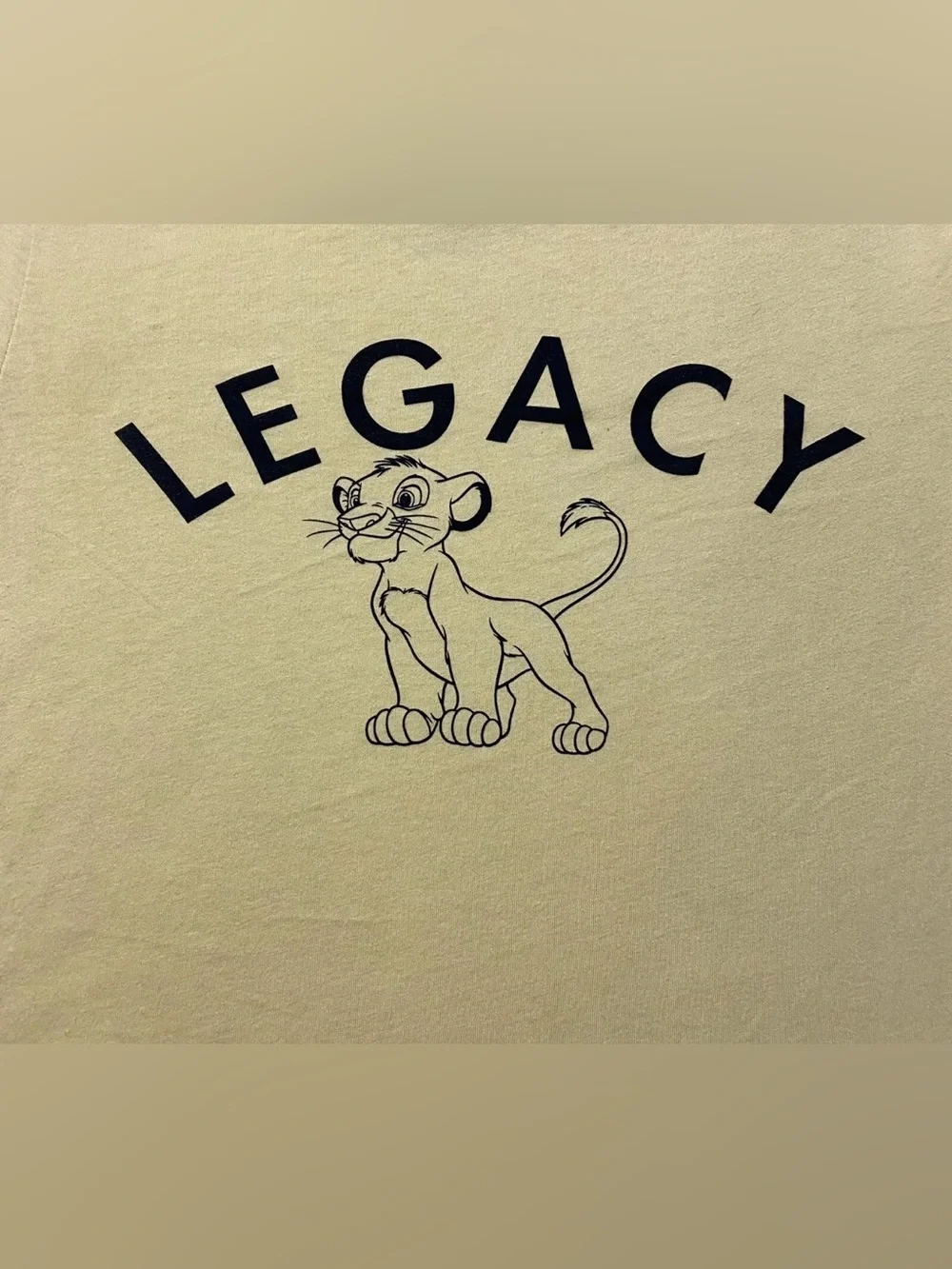 Disney Lion King Simba graphic tee EUC